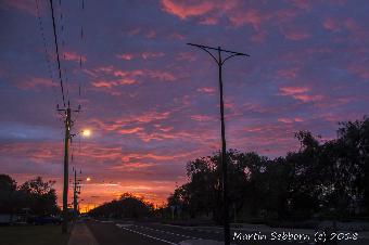 Urban sunset