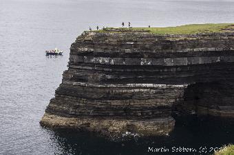 Fishing from cliffs